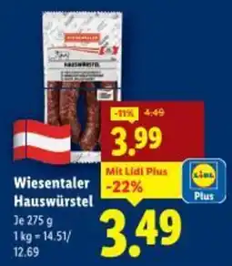 Lidl Wiesentaler Hauswürstel Angebot