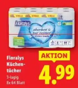 Lidl Floralys Küchen- tücher Angebot