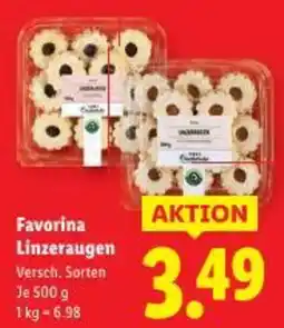 Lidl Favorina Linzeraugen Angebot