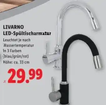 LIVARNO LED-Spültischarmatur