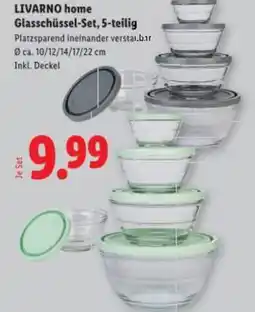 Lidl LIVARNO home Glasschüssel-Set Angebot