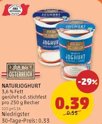 PENNY Naturjoghurt Angebot