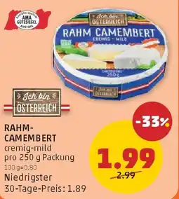 PENNY Rahm camembert Angebot