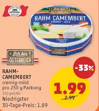 PENNY Rahm camembert Angebot