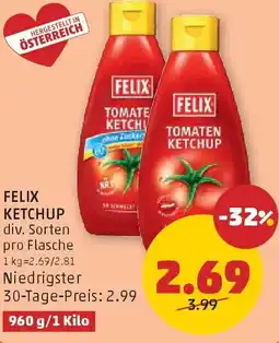 PENNY Felix ketchup Angebot