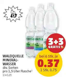 PENNY Waldquelle mineral- wasser Angebot