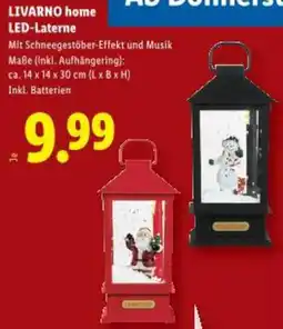 Lidl LIVARNO home LED-Laterne Angebot