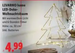 Lidl LIVARNO home LED-Deko- Weihnachtsbaum Angebot