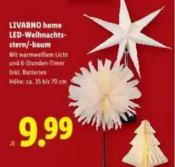 Lidl LIVARNO home LED-Weihnachts- stern/-baum Angebot