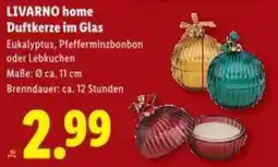 Lidl LIVARNO home Duftkerze im Glas Angebot