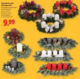 Lidl Adventkranz oder Adventgesteck Angebot