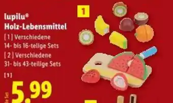 Lidl Holz-Lebensmittel Angebot