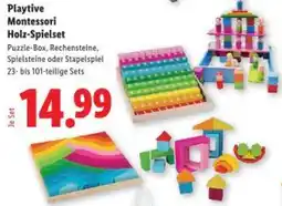 Lidl Playtive Montessori Holz-Spielset Angebot