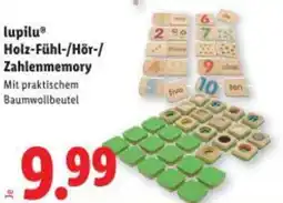 Lidl lupilu Holz-Fühl-/Hör-/ Zahlenmemory Angebot
