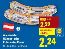 Lidl Wiesentaler Hühner- oder Putenextra Kranz Angebot