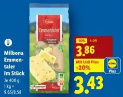 Lidl Milbona Emmen- taler Angebot
