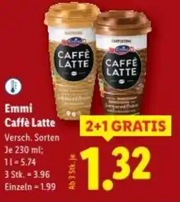 Lidl Emmi Caffè Latte Angebot