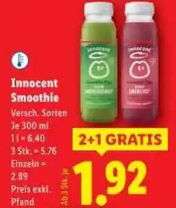 Lidl Innocent Smoothie Angebot