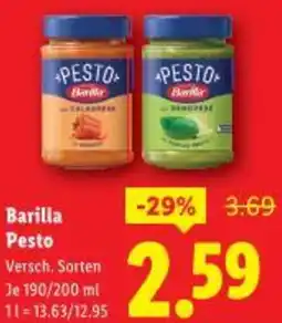 Lidl Barilla Pesto Angebot