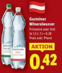 Lidl Gasteiner Mineralwasser Angebot