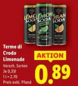Lidl Terme di Crodo Limonade Angebot
