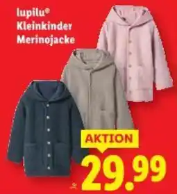 Lidl lupilu® Kleinkinder Merinojacke Angebot