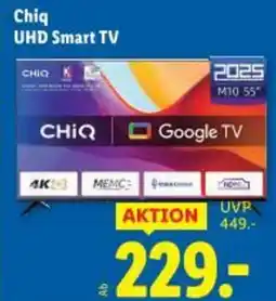 Lidl Chiq UHD Smart TV Angebot