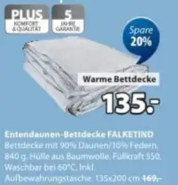 JYSK Entendaunen-Bettdecke Angebot