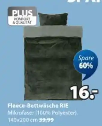JYSK Fleece-Bettwäsche Angebot
