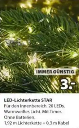 JYSK Led-lichterkette star Angebot
