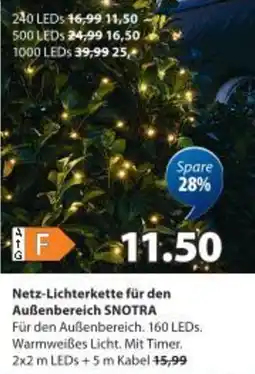 JYSK Netz-Lichterkette für den Außenbereich Angebot