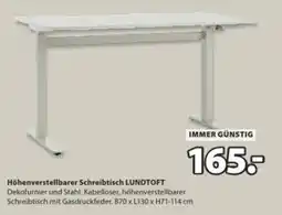JYSK Höhenverstellbarer Schreibtisch Angebot