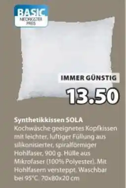JYSK Synthetikkissen Angebot