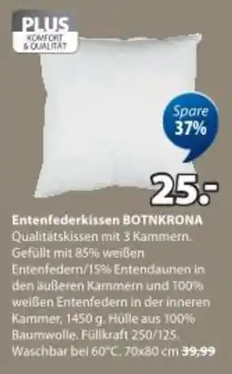 JYSK Entenfederkissen Angebot