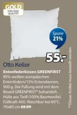 JYSK Entenfederkissen Angebot