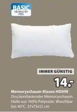 JYSK Memoryschaum-Kissen Angebot