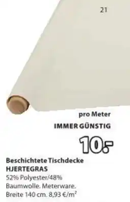 JYSK Beschichtete Tischdecke Angebot