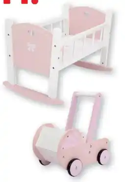 Lidl Lupilu Holz-Puppenwagen Angebot