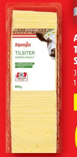 Lidl Alpengut Tilsiter Angebot