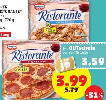 PENNY Ristorante Pizza Angebot