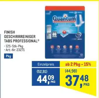 FINISH GESCHIRRREINIGER TABS PROFESSIONAL