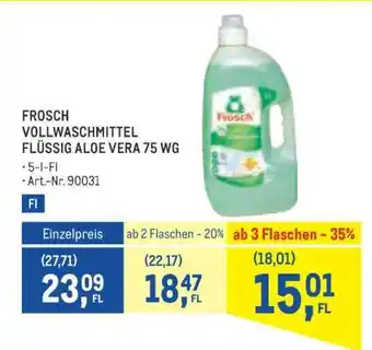 FROSCH VOLLWASCHMITTEL FLÜSSIG ALOE VERA 75 WG