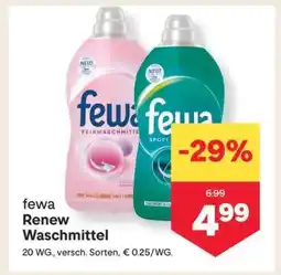 MPreis fewa Renew Waschmittel Angebot