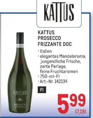 KATTUS PROSECCO FRIZZANTE DOC