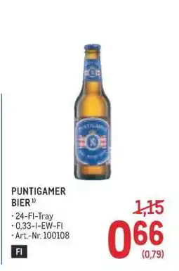 Metro Puntigamer Bier Angebot