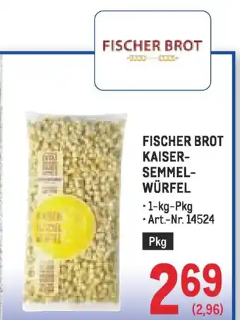 Fischer brot kaiser-semmel-würfel
