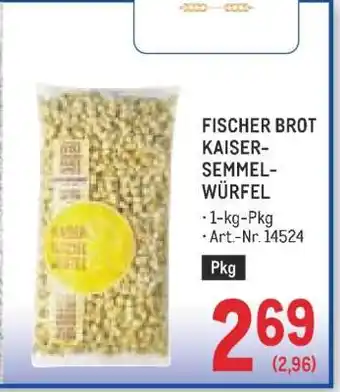 FISCHER BROT KAISER-SEMMEL-WÜRFEL