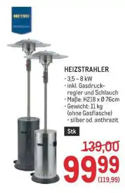 Metro Heizstrahler Angebot