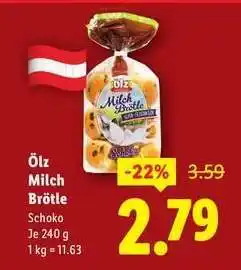 Lidl Ölz Milch Brötle Angebot