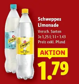 Lidl Schweppes Limonade Angebot
